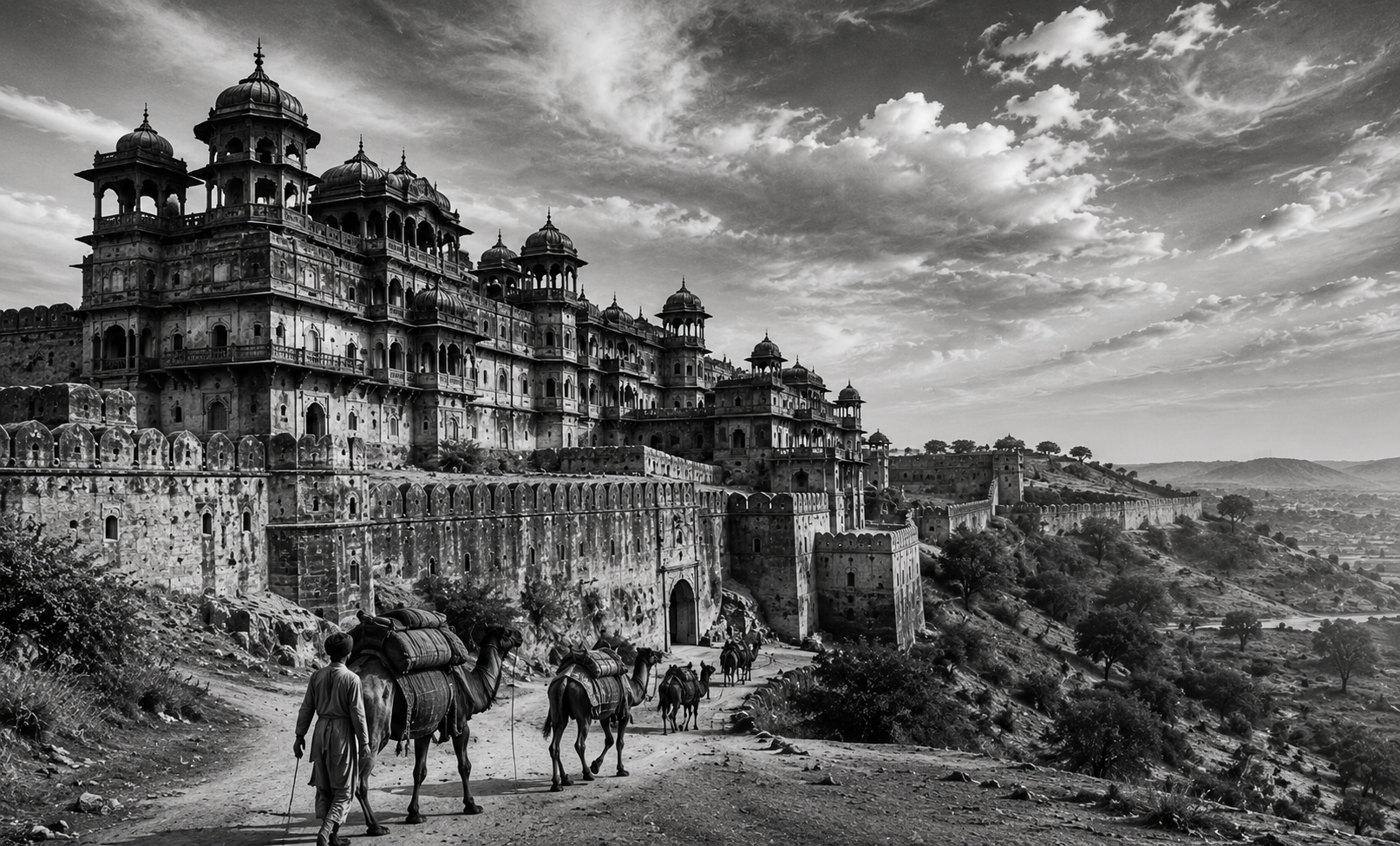 गढ़ अर ऊंट, ऊंची रेत